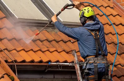 Démoussage et hydrofuge de toiture aux Écrennes